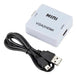 Elect+ VGA to HDMI Converter with Audio Supports High Definition 1