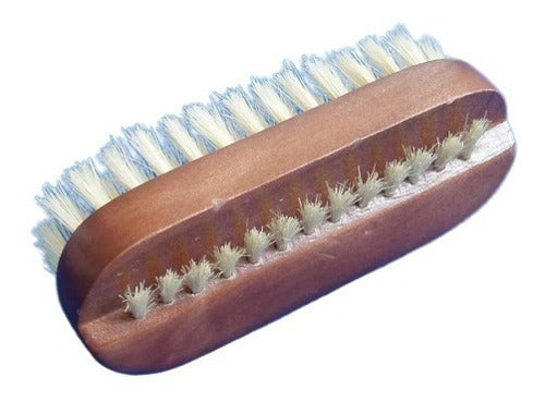 Basicare Nail Brush - Double-Sided / Dark Wood (Art 2014) 0