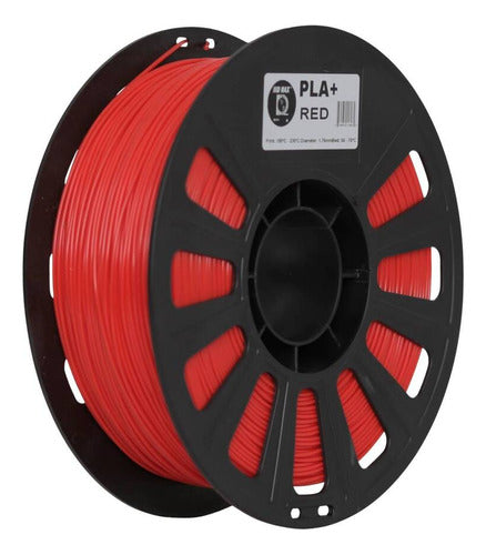 Filamento 3d Pla+ 1,75mm - 1 Kg - 320m - Rojo 0