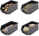 Kit of 50 Stackable Plastic Drawers 16x9.5x7.5cm Organizer 7