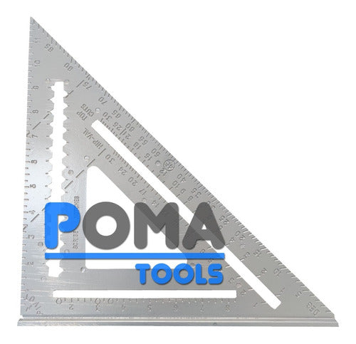 Pomatools 12'' Multi-Angle Aluminum Square 0