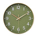 HZDHCLH Silent Wall Clock Olive Green 30cm 0