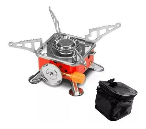 Portable Camping Stove Folding Cooker Fishing Microcenter 0