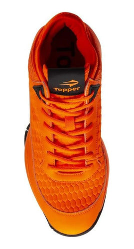 Topper Sneakers - Orange Shock-Black Block 8