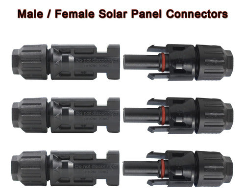 Hemrunk Solar Connectors Male Female with Dual Keys IP 1