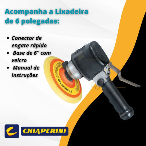 Lixadeira Roto Orbital 6  Ch L-75 - Chiaperini 3