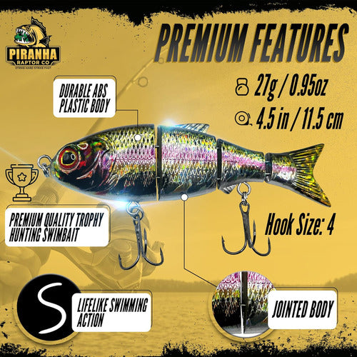 Señuelos Pesca Multiarticulados Paquete X3 1