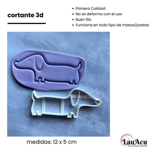 LauAcu Cortante Galletita Perro Salchicha 2