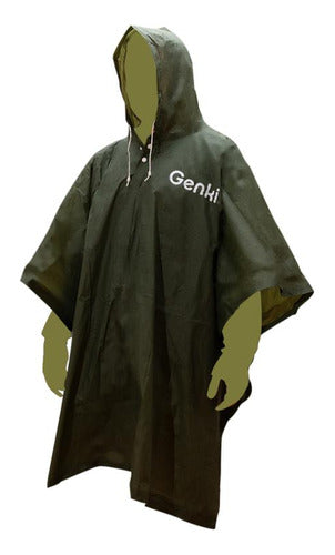 Set of 12 Waterproof PVC Rain Poncho Capes with Hood 4