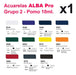 Alba Pro Watercolor Tube 10 Ml Group 2 2