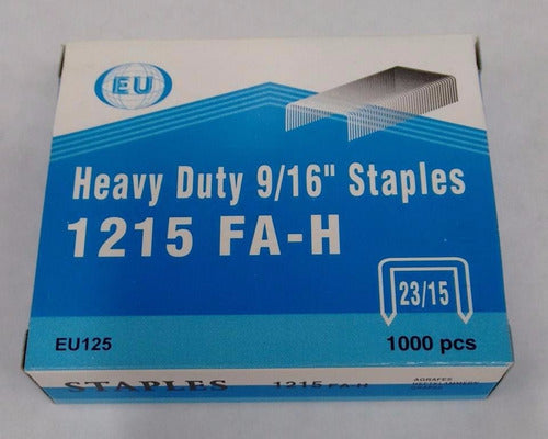 EU Heavy Duty Staples 23/15 - 10 Boxes of 1000 1