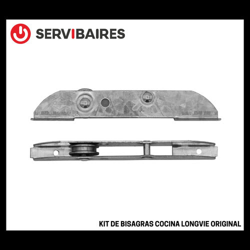 Kit Bisagras Soporte Puerta Horno Cocina Longvie 3601b 3601x 3