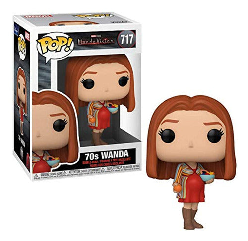 Wanda 70's Pop # 717 Pop Tv: Figura De Vinilo Wanda Vision ( 3