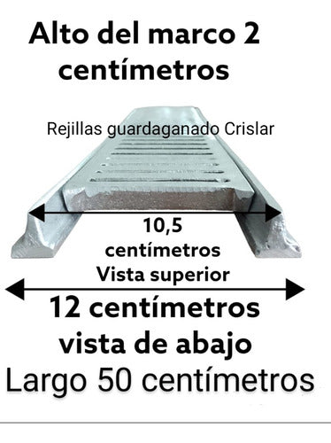 Rejilla De Desagüe Guardaganado Aluminio X10u( 5 Mts Lineal) 4