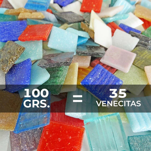 Moncalieri Venecitas Surtidas Mix Colors 2x2 Mosaics Pack X 100 Gr 3