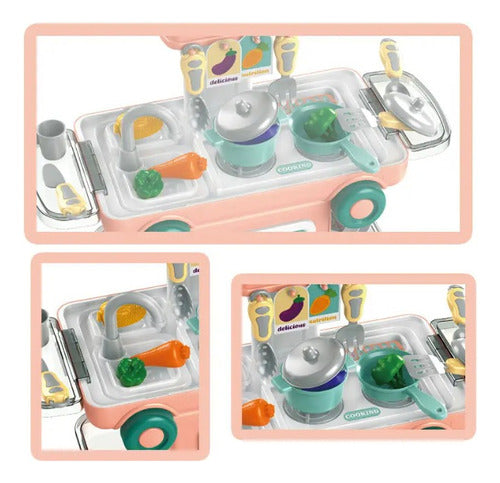 Carrito De Cocina Infantil Para Niños Autobus 2