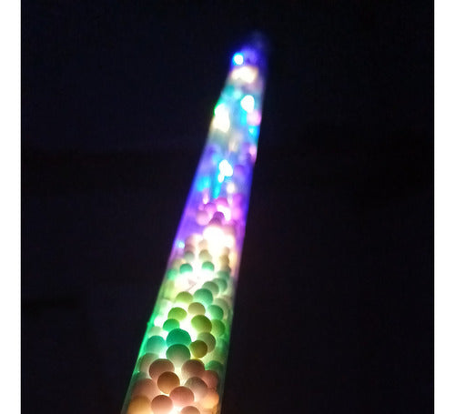 6 Multicolored LED Transparent Wands Cotillon Carioca 3