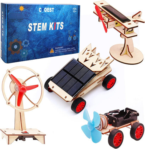 Kit De Ciencia Diy Para Niños De 8-1, Energía Solar 0