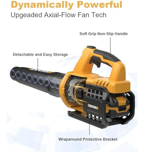 Soplador De Hojas Inalámbrico, Soplador Eléctrico 4