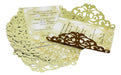 Grafica.Safetag 12 Laser Cut Invitations with Envelopes for Events 0