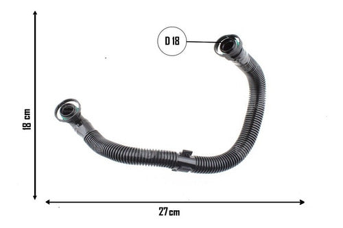 Cauplas Exhaust Hose for VW Vento, Passat, A3, A4 2.0 TFSI 1