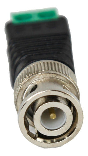 High Tec Electronica Conector Ficha BNC Macho A Bornera Cctv Plug Balun X 20 1