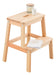 Multi-Purpose Wooden Step Stool Bedside Table - Mite 0