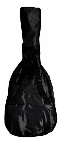 Padded Acoustic Guitar Case with Airplane Fabric 1