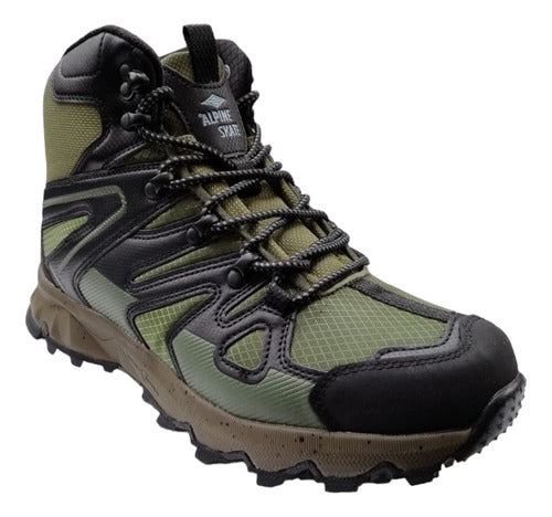 Alpine Skate Trekking Shoe Model Itzar Olive Green 2