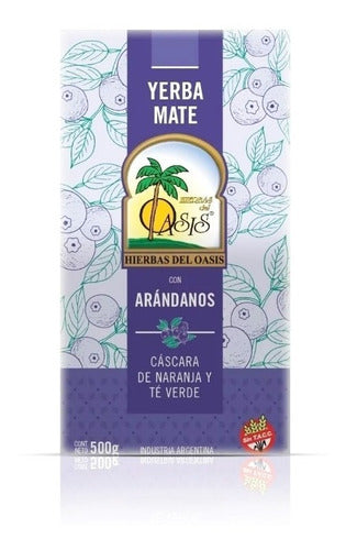 Yerba Mate Con Arandanos Oasis - 12 Unidades 0