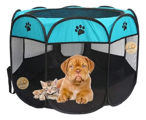 LumiPets Portable Folding Pet Playpen for Dogs Cats Ferrets 0