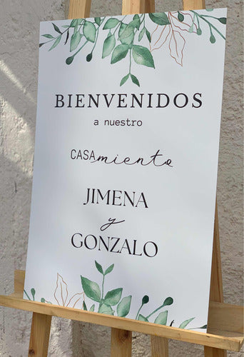 InvitacionesFangus_uy Cartel De Bienvenida Boda Bautismo 15 Años Fiestas Eventos 2