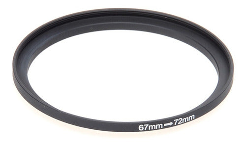 SD 67-72 Metal Step Up Adapter Ring for 72mm Filters on 67mm Lenses 0