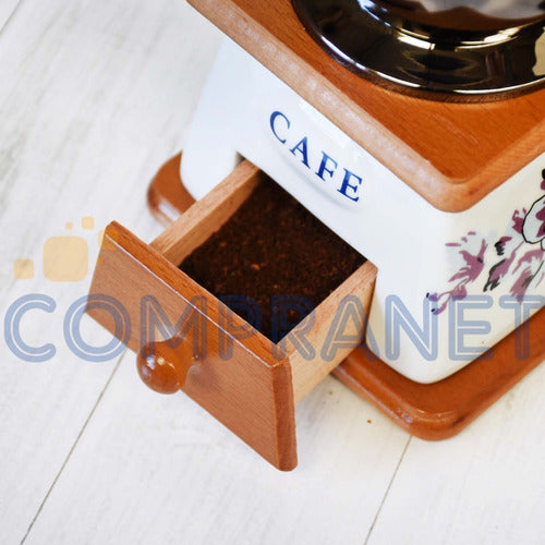 Compranet Coffee Grinder Ceramic Printed, Manual, Adjustable, 11896 5