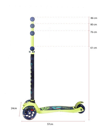 Bipo Three-Wheel Reinforced Scooter Character Quepeños 5