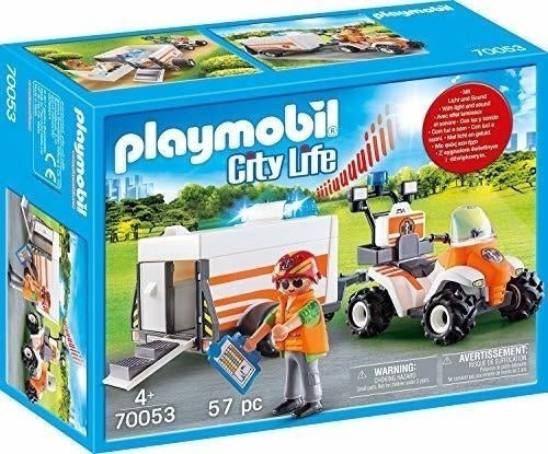 Playmobil Rescue Quad with Trailer 0