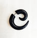 Acrylic Steel Spiral Fake Expander Horn Earrings Piercing 3-4 cm 27