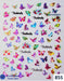 Self-Adhesive Nail Stickers - Butterflies - Nail Art 63