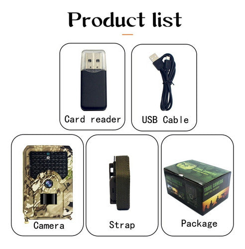 Universo Binario Trail Camera with Motion Sensor for Photos and Videos - Model PR200 1