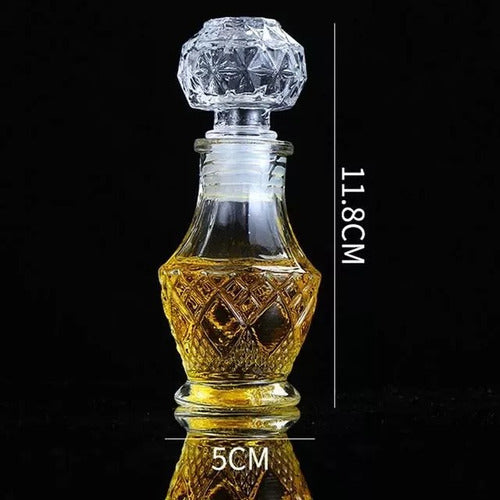 Set of 15 Mini Glass Liquor Perfume Bottles 60ml 21