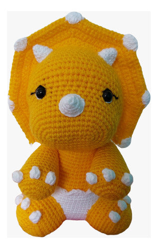 Marugurumi Baby Triceratops Crochet Plush 0