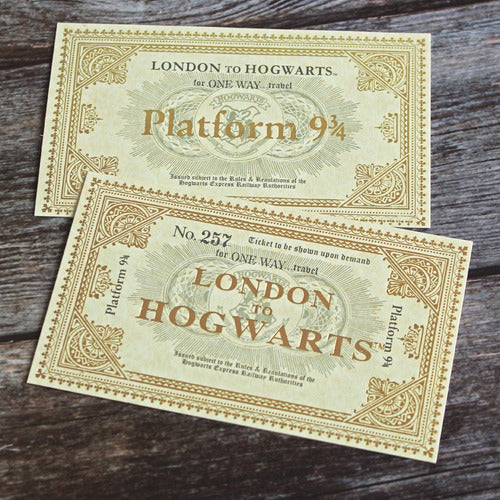 Replica Platform 9 3/4 Ticket 0