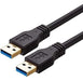 Cable Ruaeoda Usb 3.0 A Macho A Macho, 20 Pies/negro 0