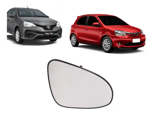 Fitam Toyota Etios Manual Control Glass Mirror 1