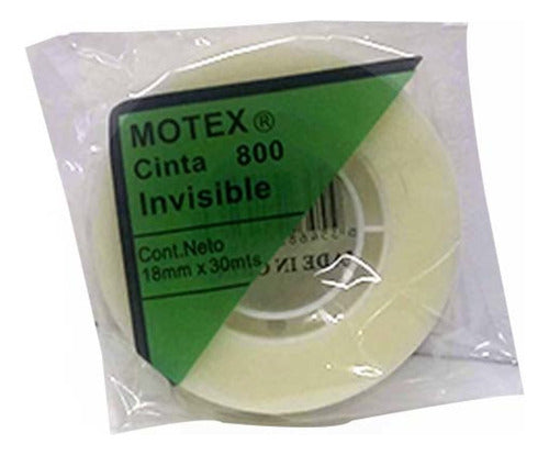 Motex Magic Invisible Adhesive Tape 18 X 30 Mts 18x30 X 16 Unds 0