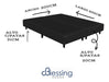 Blessing Base Sommier 200x200cm Tela Rustico Reforzado 1ra Calidad 1