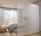 Customizable White Rotating Rods Room Divider 0