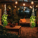 Singhoow 2 Set of Hanging Fake Plants with Lights 4