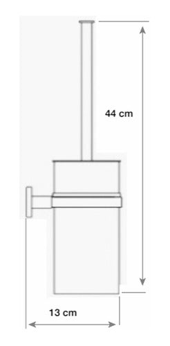 Cepillo De Colgar De Acero Inoxidable 304 Para Inodoro 1