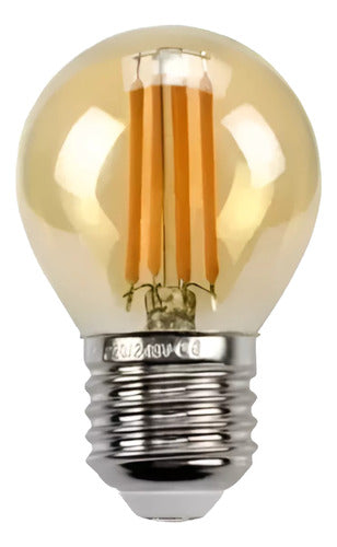 Candela Vintage Filament LED Drop 4W Amber 0